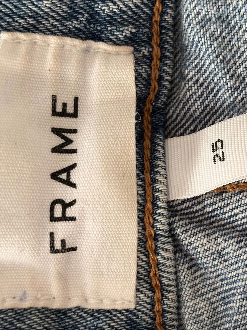 Frame Denim Light Blue Distressed Cutoff Jean Shorts